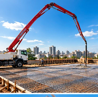 Bombeamento de concreto em Brasília